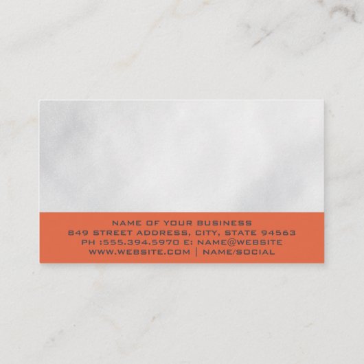 実在代理人 |建物モダンアイコン 名刺 (裏面)