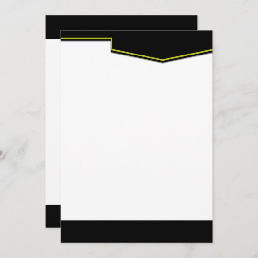 実在代理人 招待状 (正面/裏面)