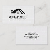 実在代理人 |白レンガのタイル 名刺 (正面/裏面)