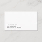 実在代理人 |署名不動産仲介業者 名刺 (裏面)