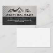 実在代理人 | 金属パターン 名刺 (正面/裏面)