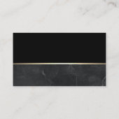 実在代理人 | 金属金ゴールド大理石 名刺 (裏面)