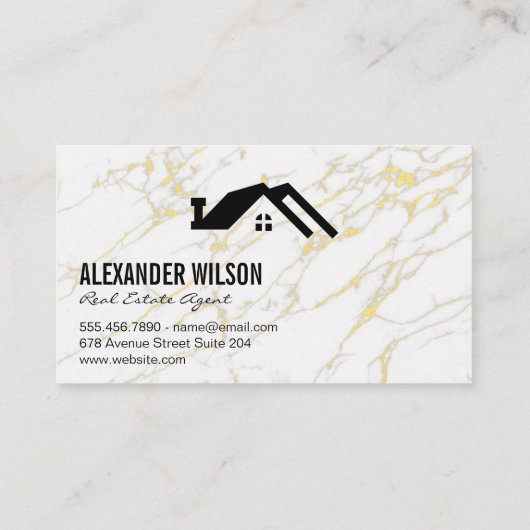 実在代理人 |鍵 |木と大理石 名刺 (裏面)