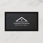 実在代理人 | Luxエグゼクティブレザー 名刺 (正面)