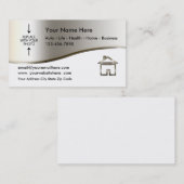 実在代理写真テンプレート 名刺 (正面/裏面)