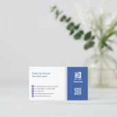 実在代理商の名刺シンプル#06 名刺 (スタンド正面)