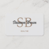 実在代理商 |不動産仲介業者 名刺 (裏面)