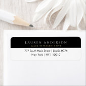 実在代理差出人住所ラベル ラベル (インサイチュ)