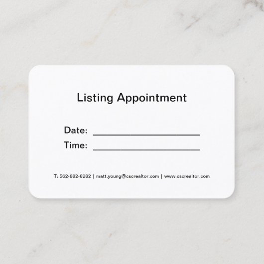 実在代理店名刺デザイン 名刺 (裏面)