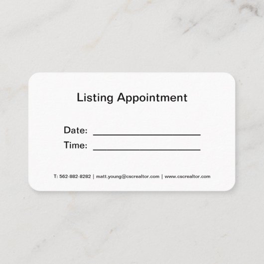 実在代理店名刺デザイン 名刺 (裏面)