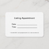 実在代理店名刺デザイン 名刺 (裏面)