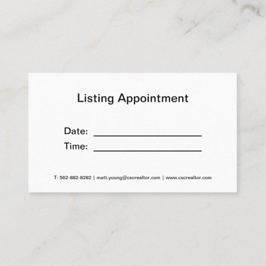 実在代理店名刺デザイン 名刺 (裏面)