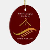 実在会社エレガントカスタム不動産仲介業者 セラミックオーナメント (右)