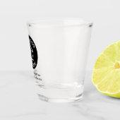 実在会社カスタムのロゴシンプルマーケティング ショットグラス (右)