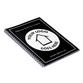 実在会社カスタムロゴ不動産 ノートブック (右側)