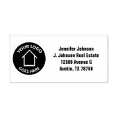 実在会社カスタム差出人住所 ラバースタンプ (インプリント)