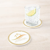 実在会社金ゴールドパーソナライズされた不動産仲介業者 コースター (側面)