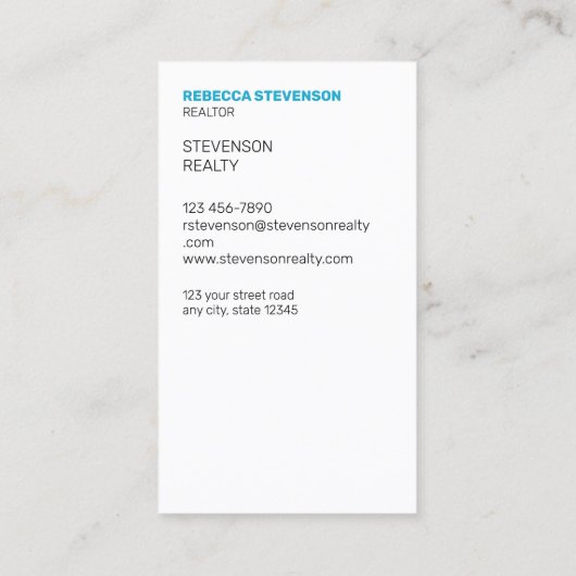 実在会社 名刺 (裏面)