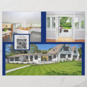 実在写真家の折り畳みパンフレットテンプレート チラシ (裏面)