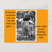 実在友人(_Friends) ポストカード (正面)