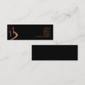 実在名証券 スキニー名刺 (正面/裏面)