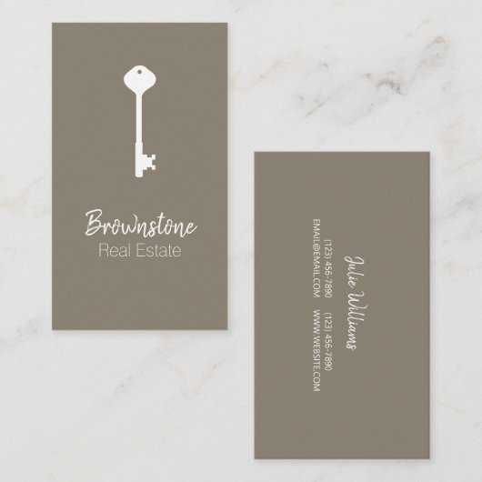 実在名証券 名刺 (正面/裏面)