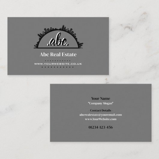 実在名証券 名刺 (正面/裏面)