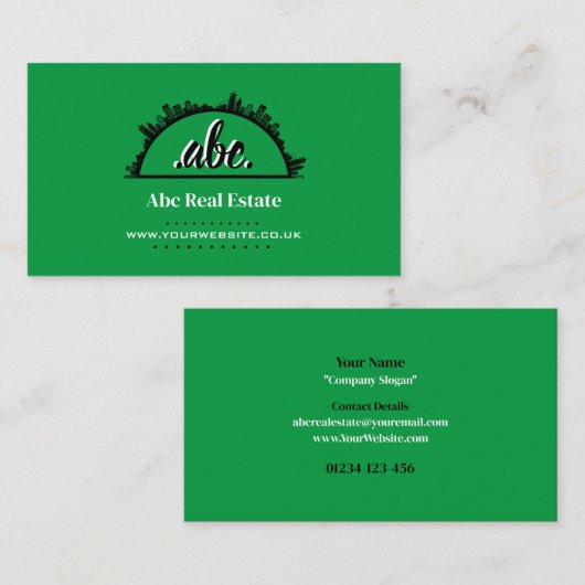 実在名証券 名刺 (正面/裏面)