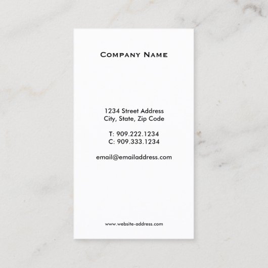 実在名証券 名刺 (裏面)