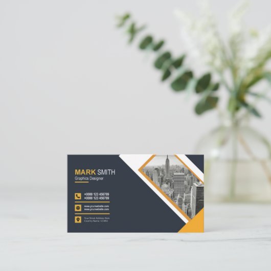 実在名証券 名刺 (スタンド正面)