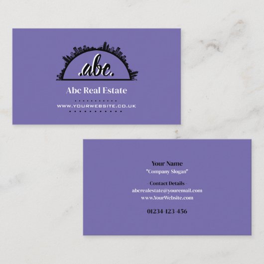 実在名証券 名刺 (正面/裏面)