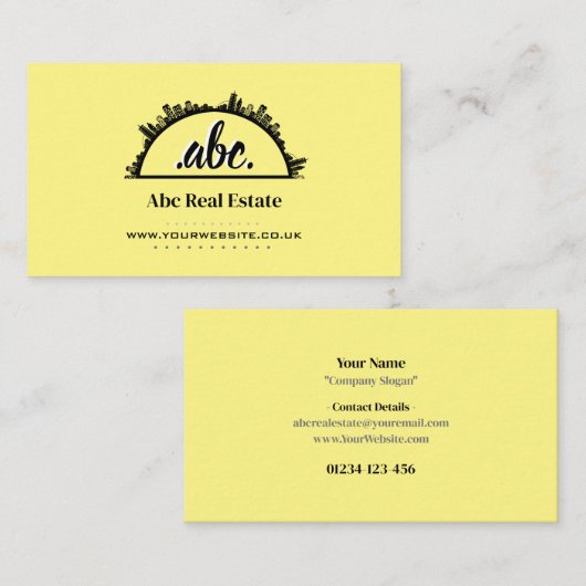 実在名証券 名刺 (正面/裏面)