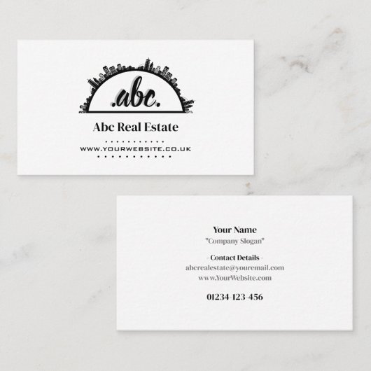 実在名証券 名刺 (正面/裏面)