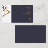 実在名証券 名刺 (正面/裏面)