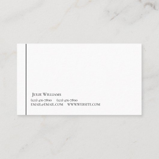 実在名証券 名刺 (裏面)