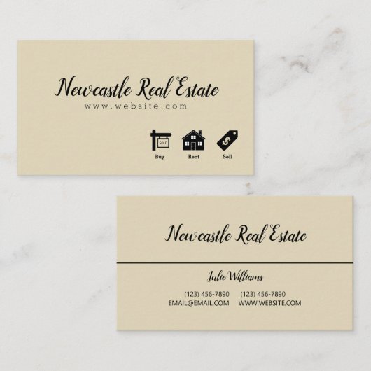 実在名証券 名刺 (正面/裏面)