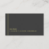 実在名証券 名刺 (裏面)