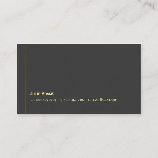 実在名証券 名刺 (裏面)