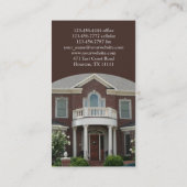 実在名証券 名刺 (裏面)