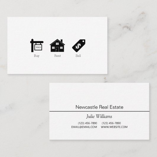 実在名証券 名刺 (正面/裏面)