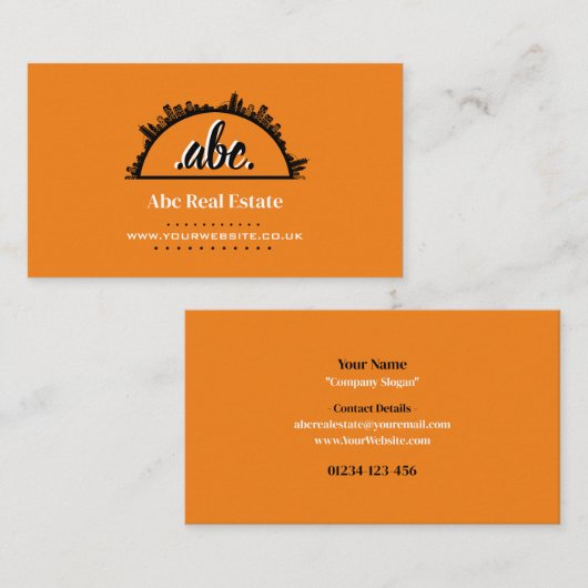 実在名証券 名刺 (正面/裏面)