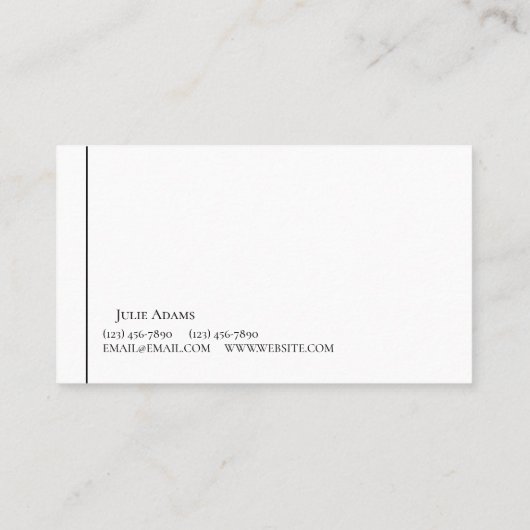 実在名証券 名刺 (裏面)