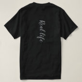 実在命 Tシャツ (デザイン裏面)