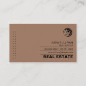 実在地代不動産名刺不動産業者 名刺 (裏面)