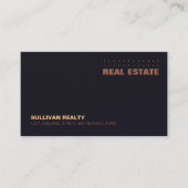 実在地代不動産名刺不動産業者 名刺 (正面)