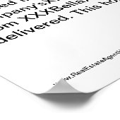 実在地代官証票ポスター ポスター (角)