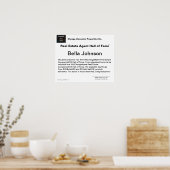 実在地代官証票ポスター ポスター (キッチン)