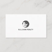 実在地代金不動産不動産仲介業者名刺 名刺 (裏面)