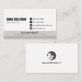 実在地代金不動産不動産仲介業者名刺 名刺 (正面/裏面)