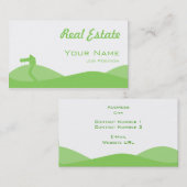 実在地券 名刺 (正面/裏面)